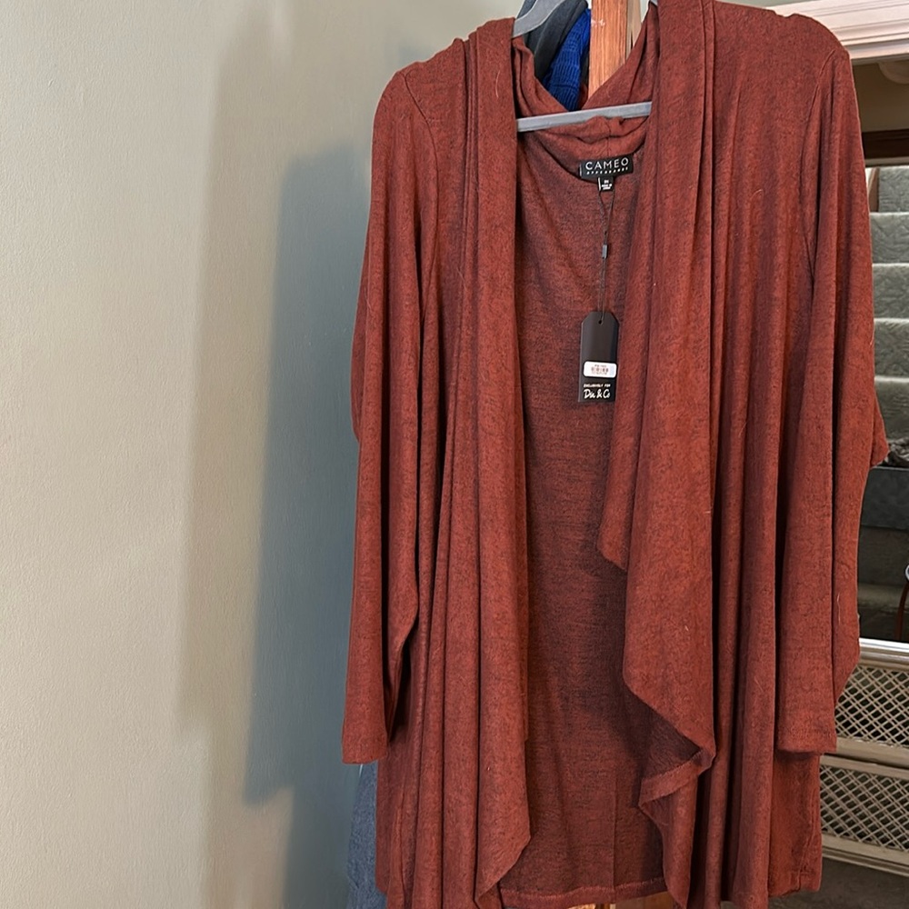 3X NWT open sweater. Cameo Appearance made for Dia & Co.